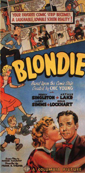 Блонди (1938, постер фильма)