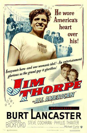 Джим Торп: Настоящий американец (1951, постер фильма)
