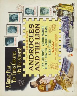 Андрокл и лев (1953, постер фильма)