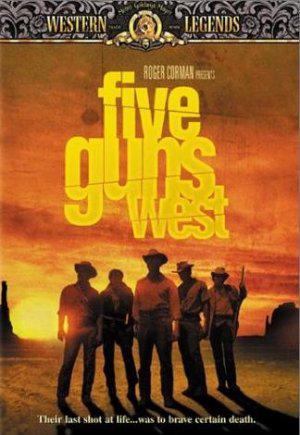 Пять ружей Запада (1955, постер фильма)
