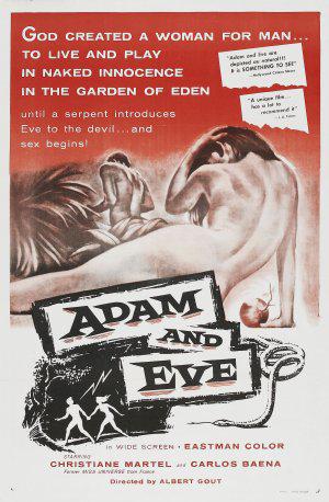 Адам и Ева (1956, постер фильма)