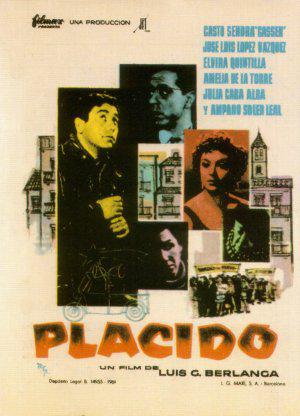 Пласидо (1961, постер фильма)