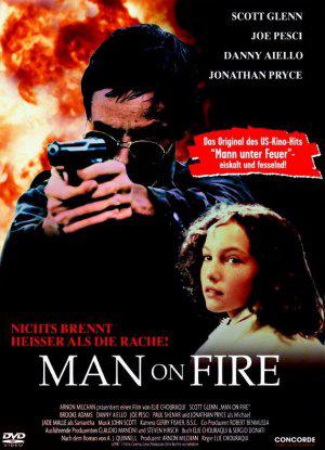 Человек в огне (1987, постер фильма)