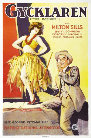 Зазывала (1928, постер фильма)