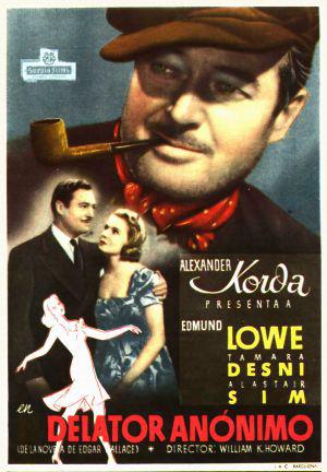 Доносчик (1937, постер фильма)