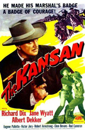 Канзасец (1943, постер фильма)