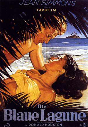 Голубая лагуна (1949, постер фильма)