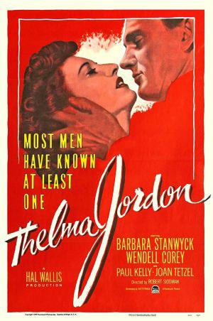 Дело Тельмы Джордон (1950, постер фильма)