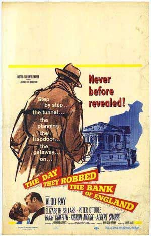 День, когда ограбили английский банк (1960, постер фильма)