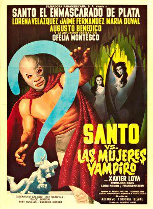 Санто против вампирши (1962, постер фильма)