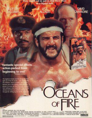 Океаны огня (1986, постер фильма)
