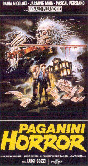 Ужас Паганини (1989, постер фильма)