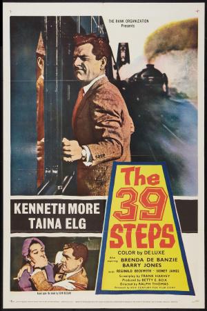 39 ступеней (1959, постер фильма)