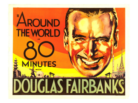 Вокруг света с Дугласом Фэрбенксом (1931, постер фильма)