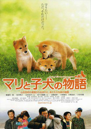 История Мари и трёх щенков (2007, постер фильма)