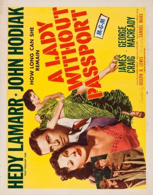 Леди без паспорта (1950, постер фильма)