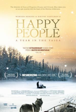 Счастливые люди: Год в тайге (2011, постер фильма)