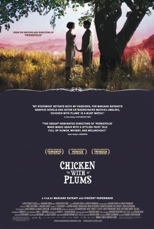 Цыпленок с черносливом (2011, постер фильма)