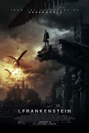 Я, Франкенштейн (2014, постер фильма)