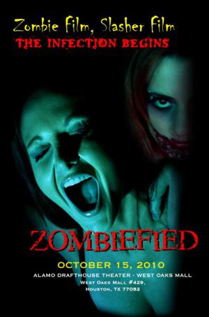 Zombiefied (2012, постер фильма)