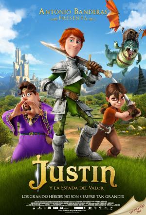 Джастин и рыцари доблести (2013, постер фильма)