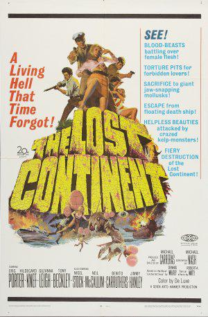 Затерянный континент (1968, постер фильма)