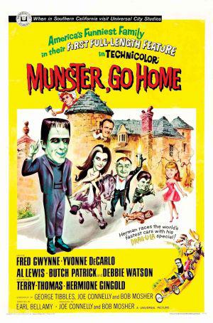 Монстры, идите домой (1966, постер фильма)