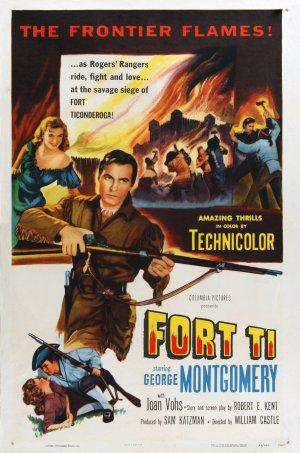 Форт Ти (1953, постер фильма)