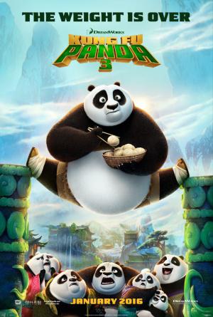 Кунг-фу Панда 3 (2016, постер фильма)