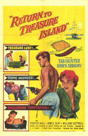 Возвращение на остров сокровищ (1954, постер фильма)