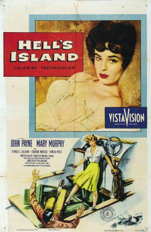 Адский остров (1955, постер фильма)