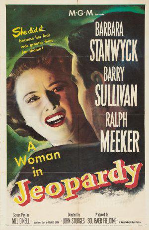 Опасность (1953, постер фильма)