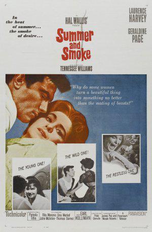 Лето и дым (1961, постер фильма)
