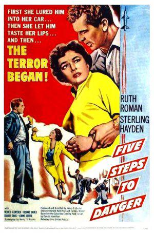 5 шагов до опасности (1957, постер фильма)