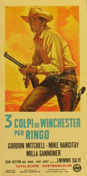 Три пули для Ринго (1966, постер фильма)