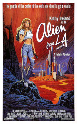 Инопланетянка из Лос-Анджелеса (1988, постер фильма)