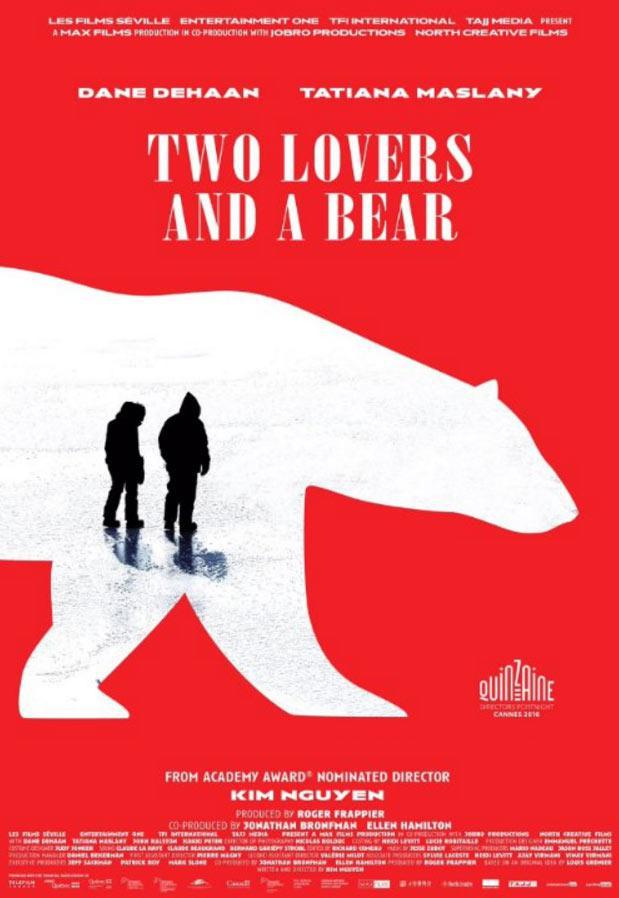 Двое влюблённых и медведь (2016, постер фильма)