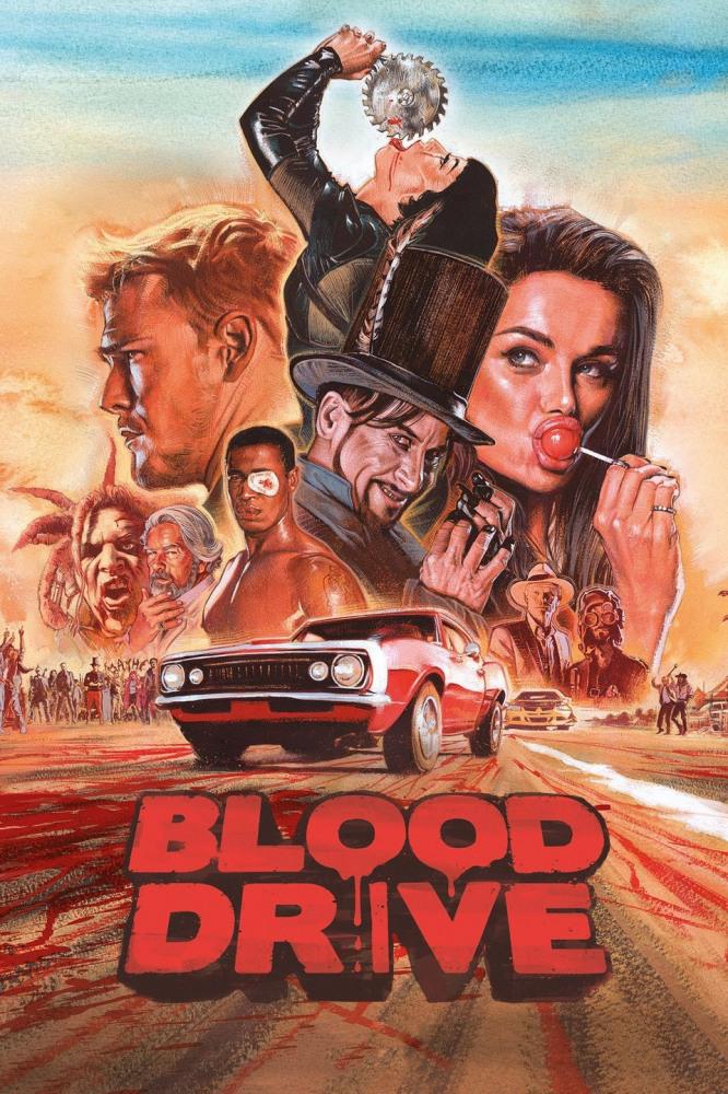 Кровавая езда (2017, постер фильма)