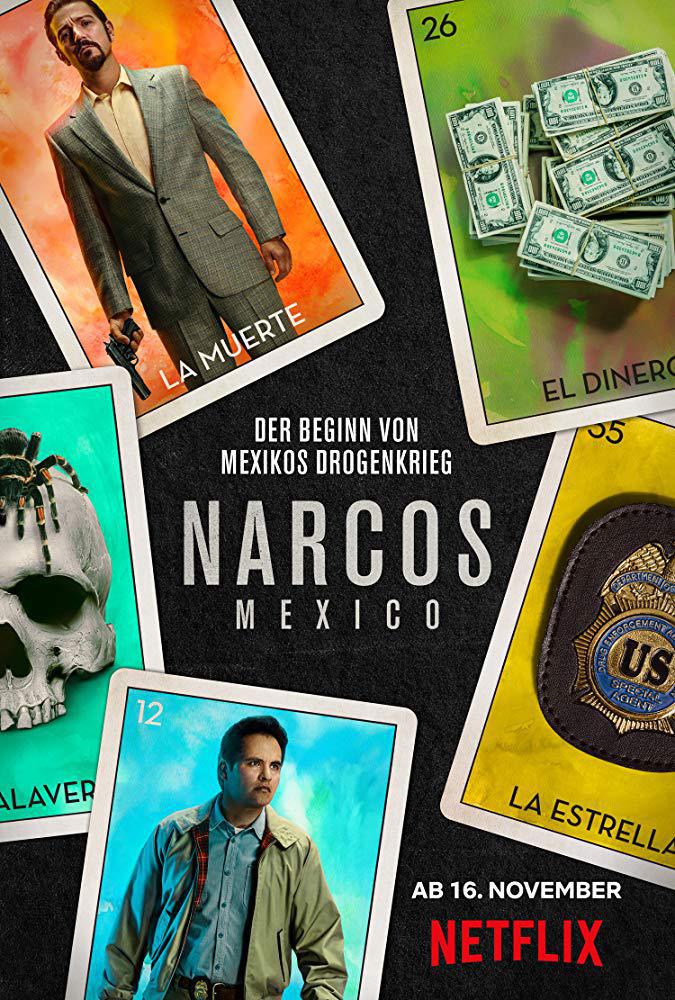 Нарко: Мексика (2018, постер фильма)