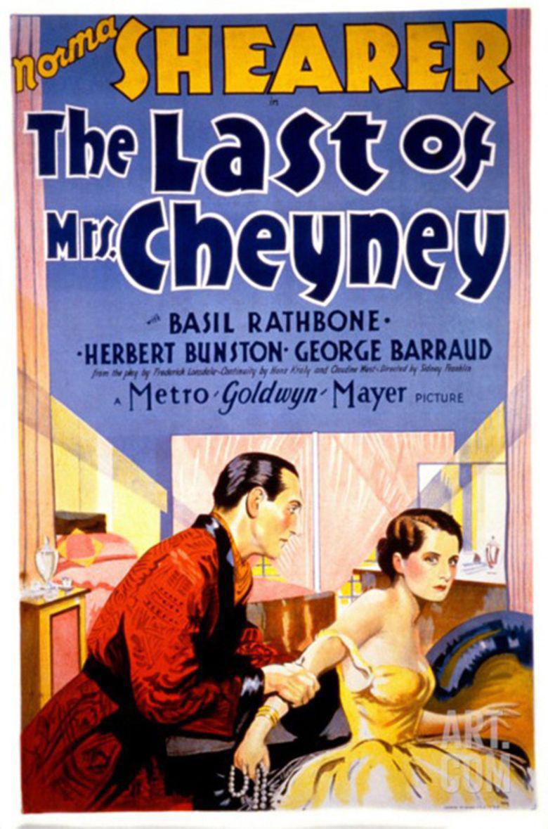 Конец миссис Чейни (1929, постер фильма)