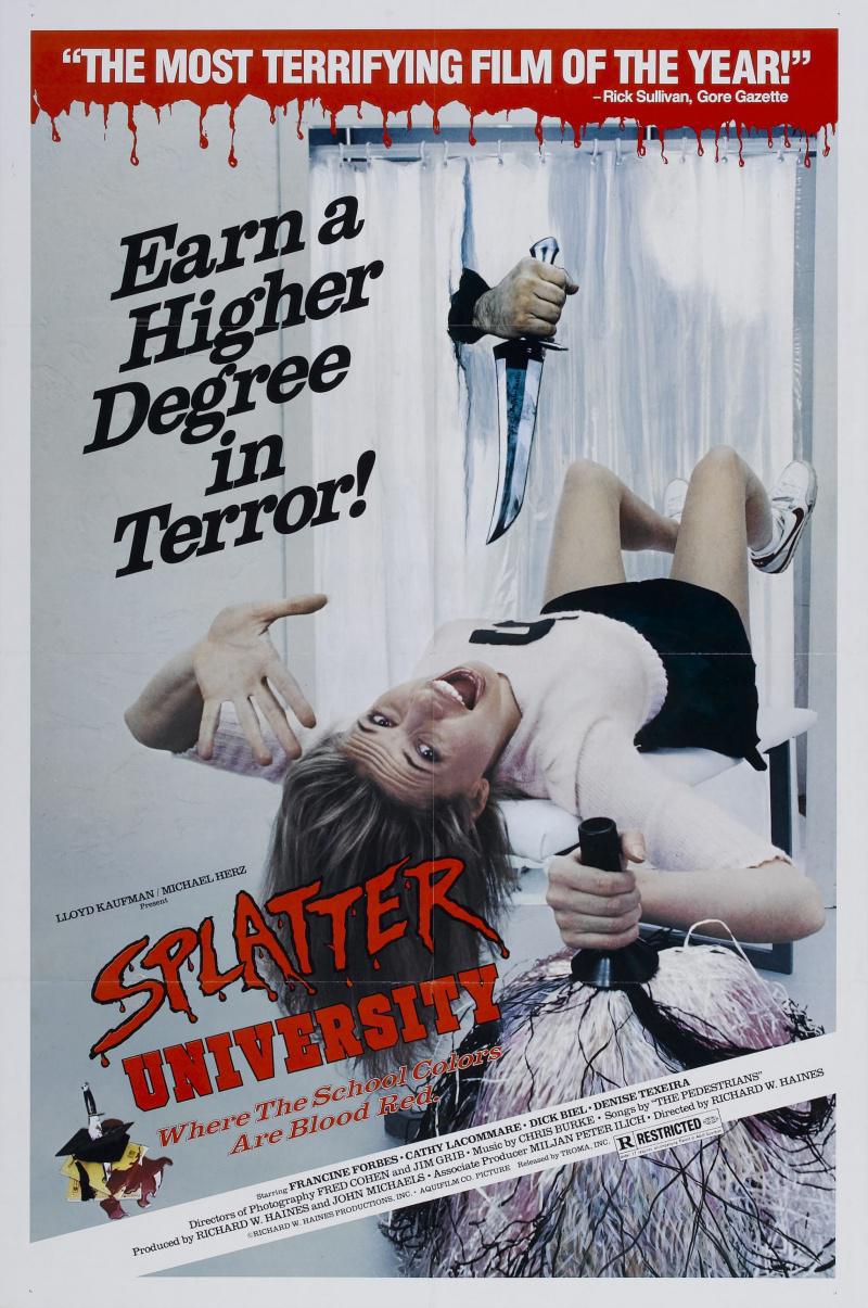 Окраплённый университет (1984, постер фильма)