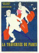 Через Париж (1956, постер фильма)