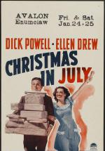 Рождество в июле (1940, постер фильма)