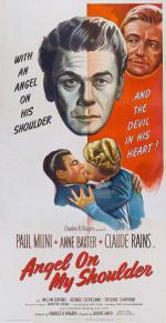 Ангел на моем плече (1946, постер фильма)
