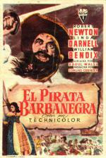 Пират Чёрная борода (1952, постер фильма)
