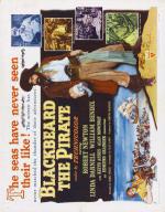 Пират Чёрная борода (1952, постер фильма)