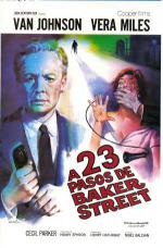 Двадцать три шага по Бейкер Стрит (1956, постер фильма)