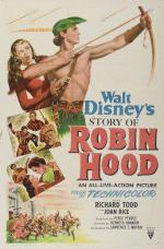 История Робина Гуда и его веселой компании (1952, постер фильма)