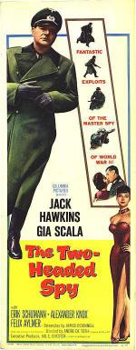 Двухголовый шпион (1958, постер фильма)