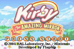    Kirby: Amazing Mirror